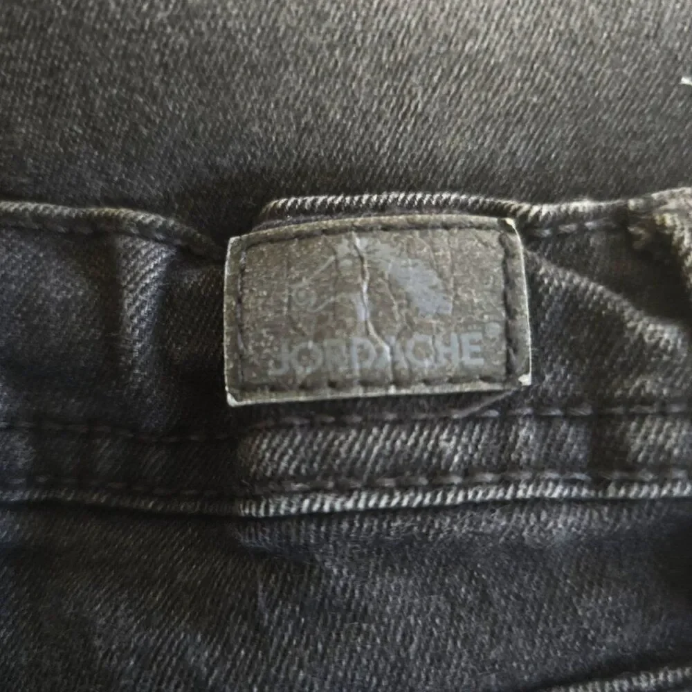 Jordache Girls Black Denim Jeans Size 5 Bootcut Adjustable Waist